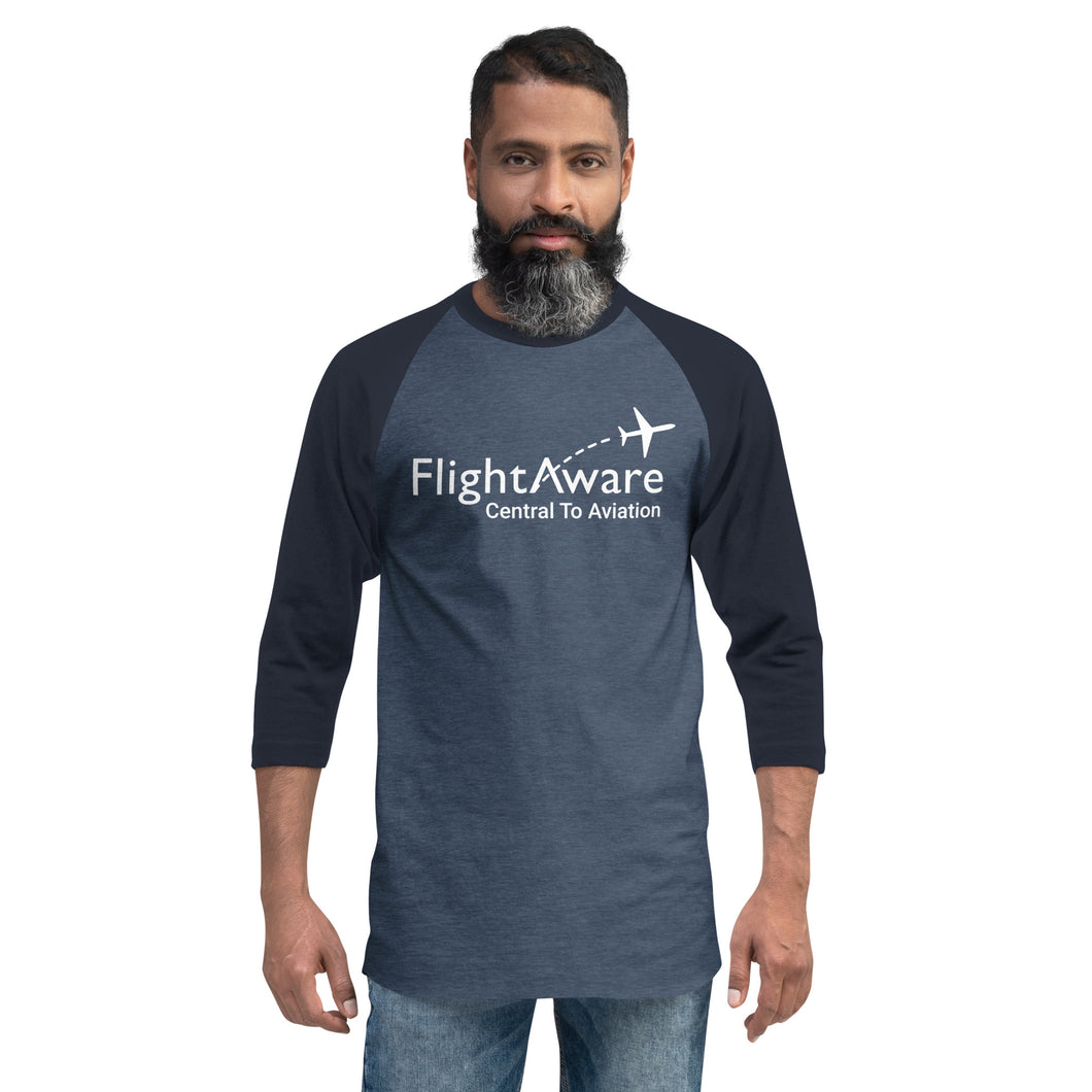 FlightAware 3/4 Sleeve Raglan Shirt