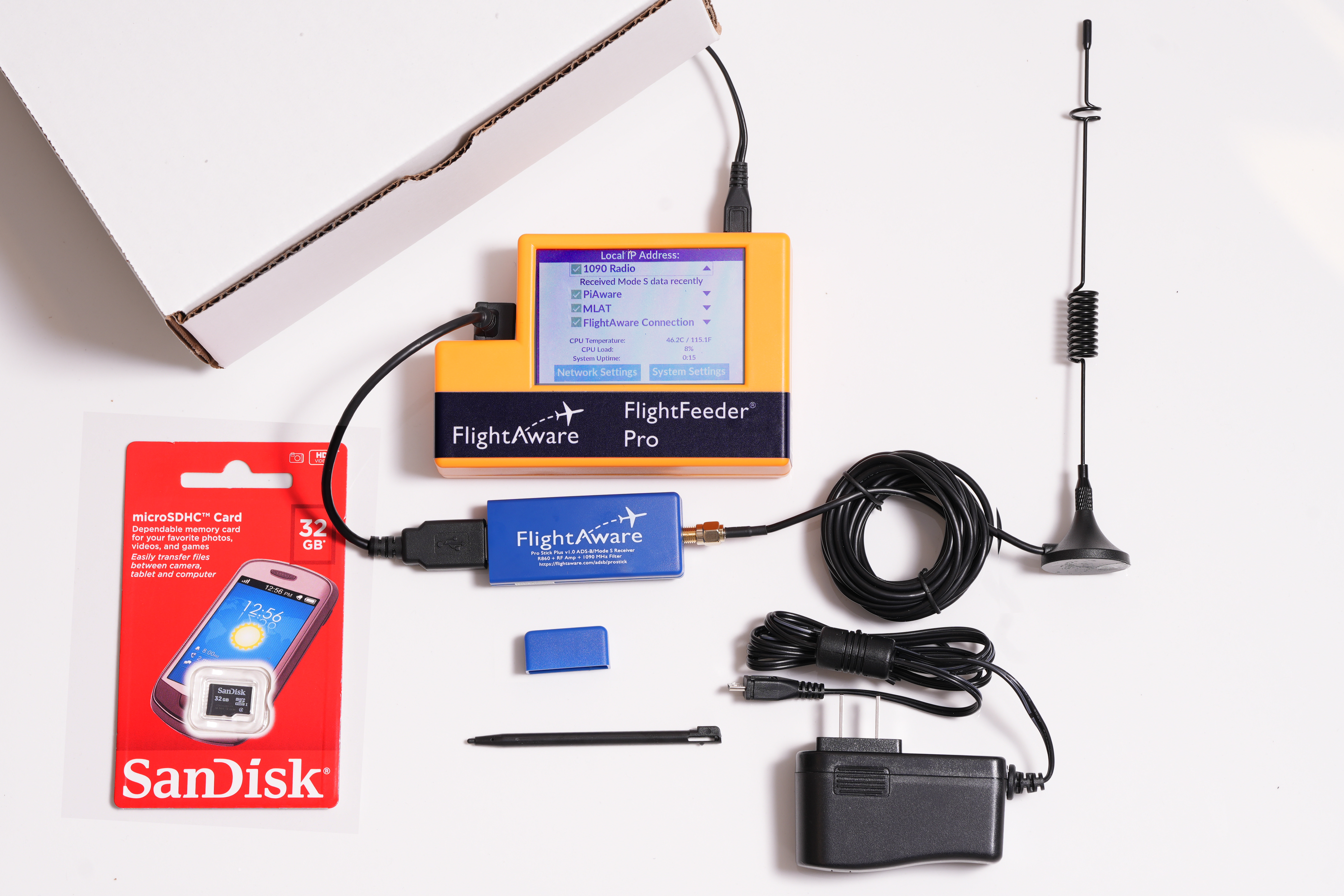 FlightFeeder Pro - ADS-B Flight Tracker (PiAware) - 1090 MHz